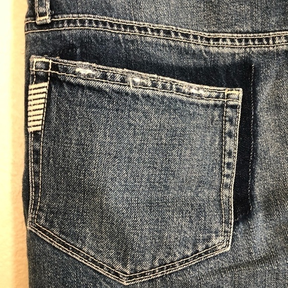 PAIGE  Distressed Frayed Hem Mini Skirt Size 28/6 - Picture 5 of 11